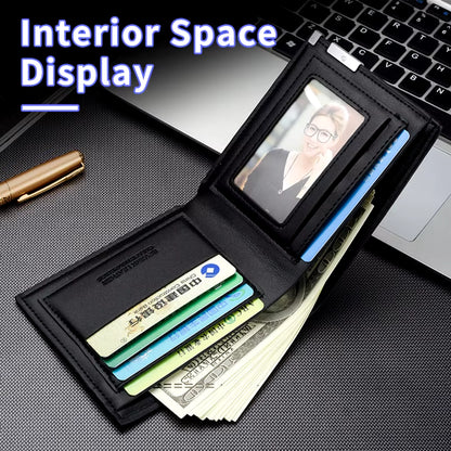 Car Logo Wallet Fashion Leather Short Card Holder Accessories for  X1 X3 X5 E39 F20 E60 F30 E87 E70 E91 E30 M3 M5 X6 X4 X7