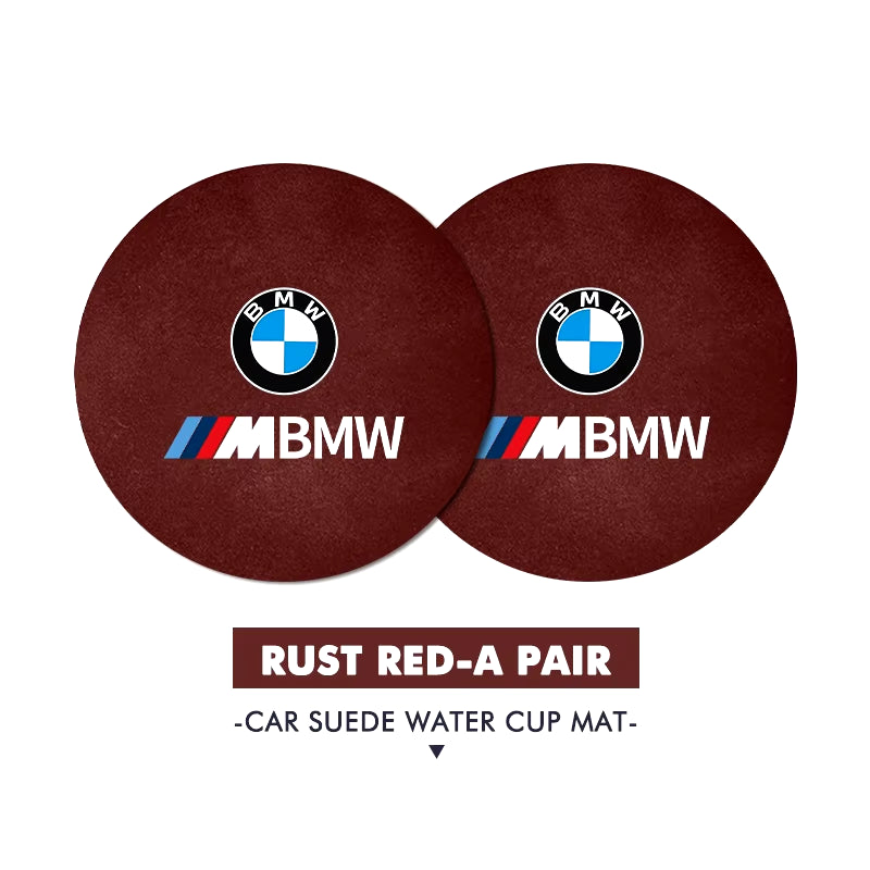 Car anti Slip Mat Coaster Water Cup Slot Decorate Accessories for  G30 G20 M3 M5 E91 E92 E93 E36 E70 X3 X4 X5 X1 E39 F30