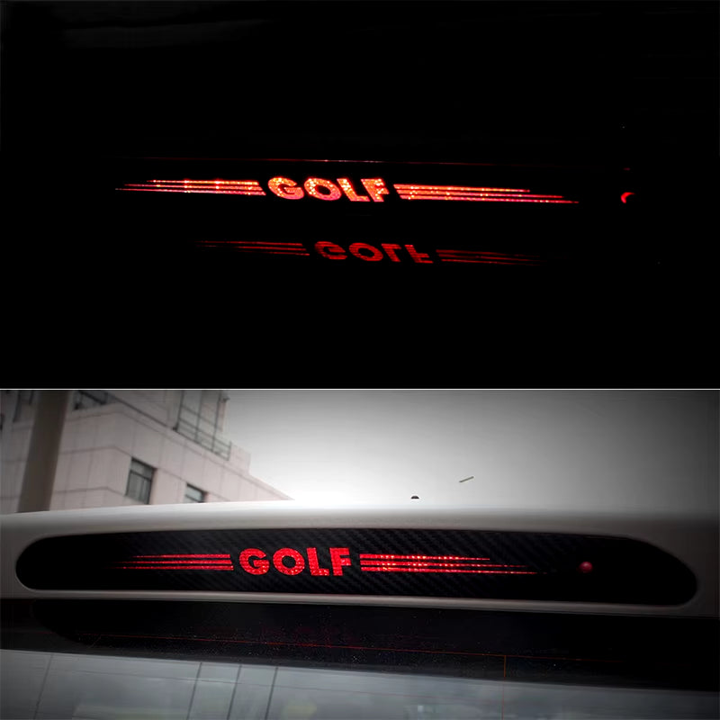 GTI Racing Badge High Mounted R Logo Brake Light Decorative Sticker for VW GTI Golf 6 7 MK6 MK7 MTM ABT Sport Auto Accessories