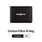 Carbon Fiber Credit Card Holder for  Driver License Organizer Protector Men Wallets Business Card Partition Bag ID Card Case