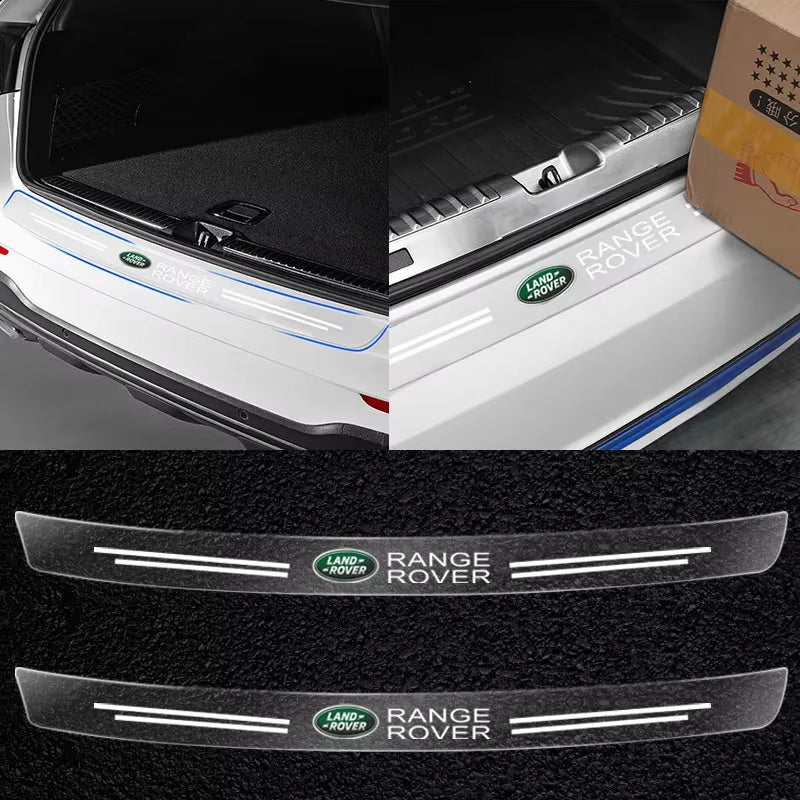 For  Range Rover Freelander Discovery Evoque OVERFINCH 1Pcs Transparent Car Trunk Badge Protective Sticker Emblem