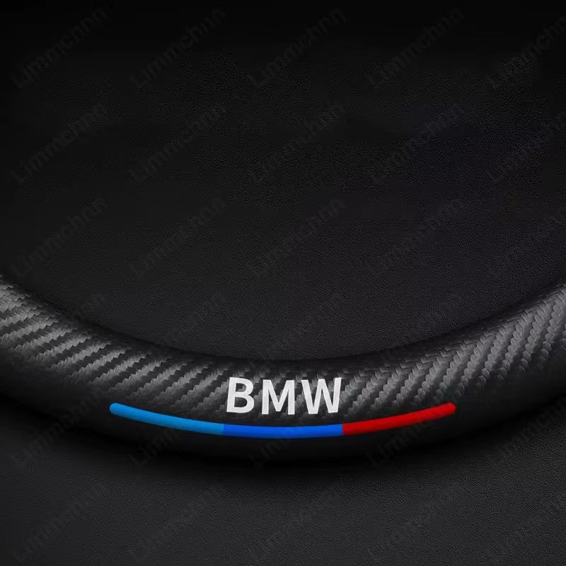 For  E46 E90 E60 F10 F30 E39 E36 F20 E87 F20 F40 E88 M Performance M2 M3 M4 M5 M6 3D Embossing Car Logo Steering Wheel Cover