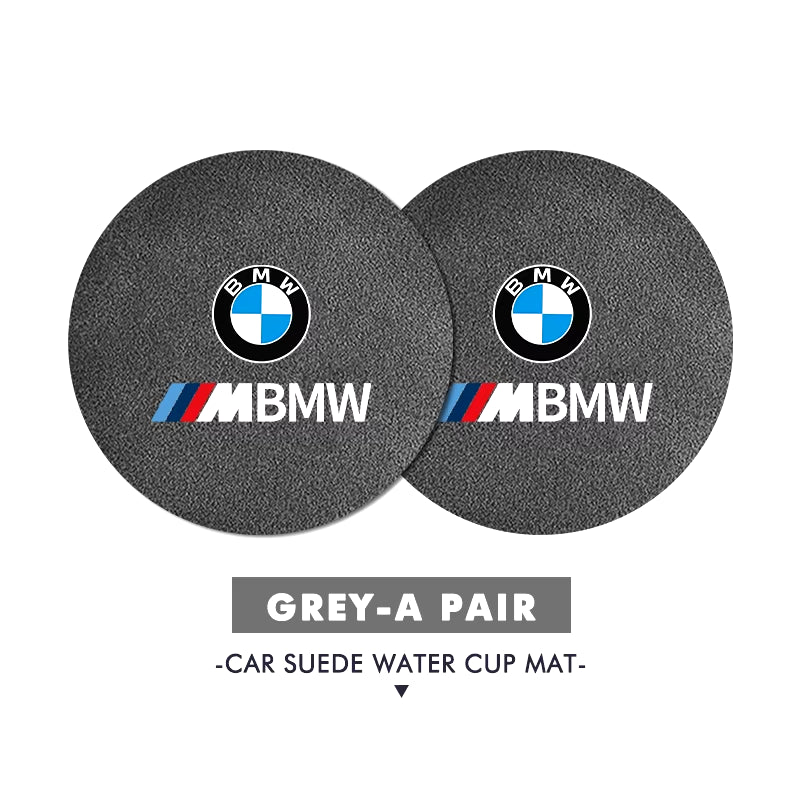 Car anti Slip Mat Coaster Water Cup Slot Decorate Accessories for  G30 G20 M3 M5 E91 E92 E93 E36 E70 X3 X4 X5 X1 E39 F30