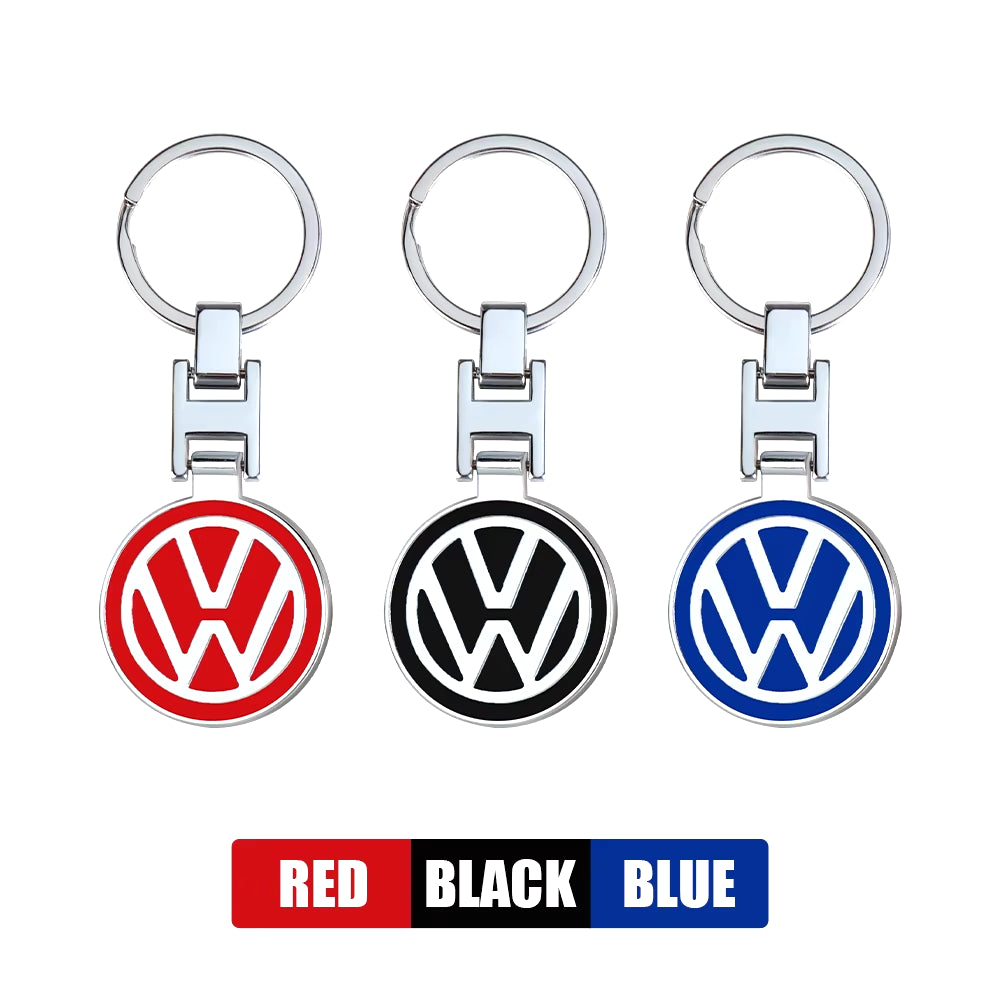 1Pcs Car Logo Keychain Metal Keyring Key Accessories for  VW POLO Tiguan Passat Golf EOS Scirocco Jetta MK8 Octavia