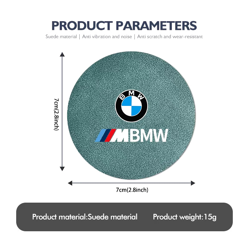 Car anti Slip Mat Coaster Water Cup Slot Decorate Accessories for  G30 G20 M3 M5 E91 E92 E93 E36 E70 X3 X4 X5 X1 E39 F30