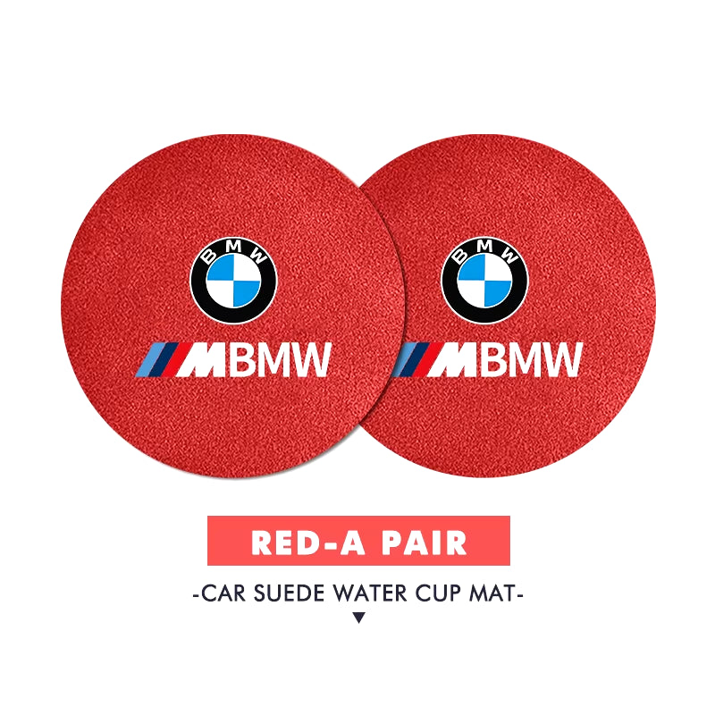 Car anti Slip Mat Coaster Water Cup Slot Decorate Accessories for  G30 G20 M3 M5 E91 E92 E93 E36 E70 X3 X4 X5 X1 E39 F30